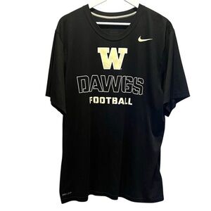 Nike UW University of Washington Men’s Football Dawgs T Shirt DriFit Size XL